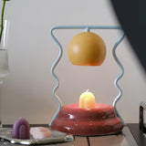 Modern Squiggle Spiral Table Lamp Decorative Metal Bedside Lighting for Bedroom