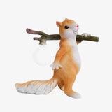Squirrel Shaped Portable Resin Table Lamp Unique Animal Design Night Light for Modern Home Decor