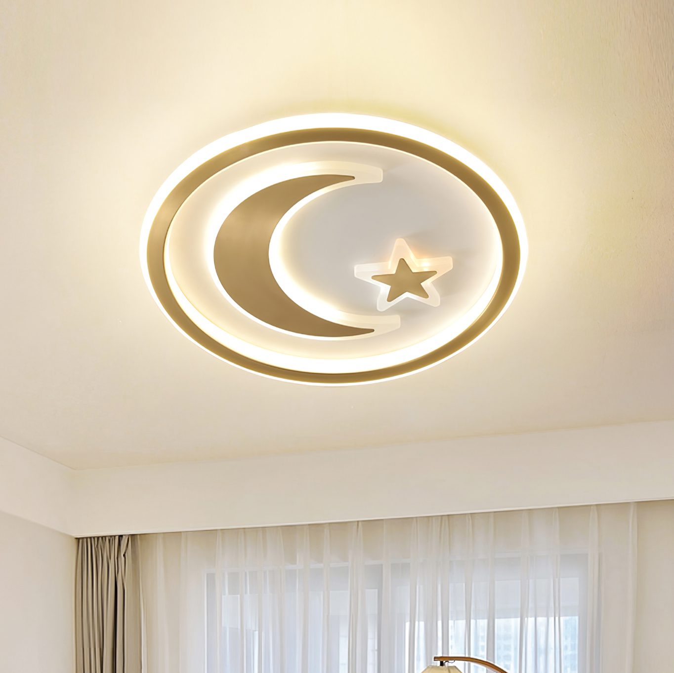 brass-star-and-moon-led-ceiling-fixture-modern-flush-mount-light-for-living-room