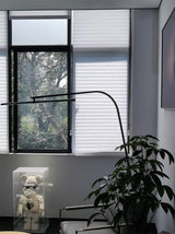 Modern Stealth LED Arc Floor Lamp with Rotating Arm for Minimalist Living Room Decor