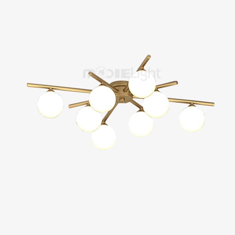modern-mid-century-brass-ceiling-light-with-white-glass-globe-shades-and-gold-finish