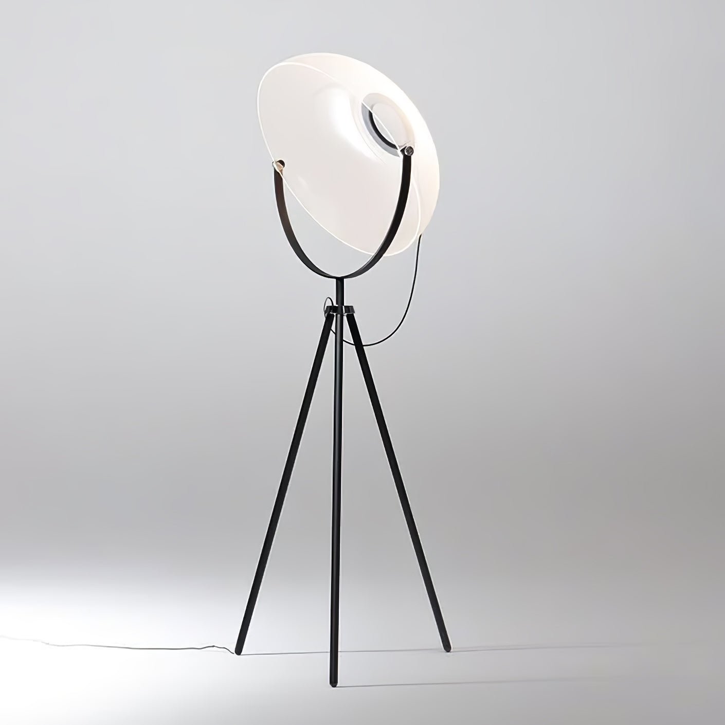 Modern Minimalist Tall LED Floor Lamp Slender Profile Standing Light