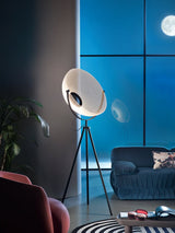 Modern Minimalist Tall LED Floor Lamp Slender Profile Standing Light