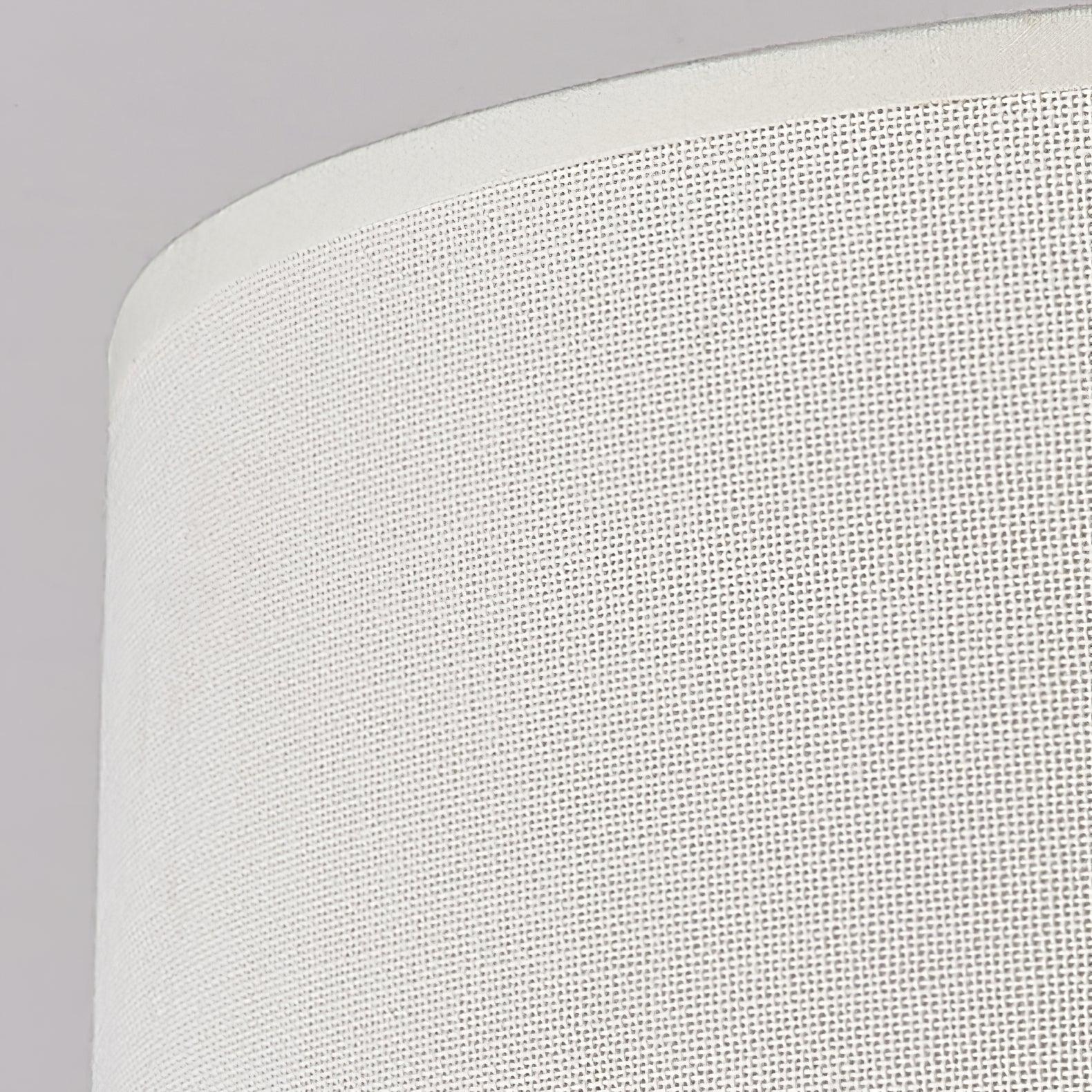 White Marble Geometric Diamond Table Lamp with White Fabric Shade and Copper Accents