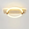 Natural Yellow Travertine LED Ceiling Lamp and Wall Sconce Flush Mount Lighting
