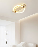 Natural Yellow Travertine LED Ceiling Lamp and Wall Sconce Flush Mount Lighting
