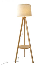 modern-ash-wood-floor-lamp-with-integrated-storage-table-and-white-fabric-shade