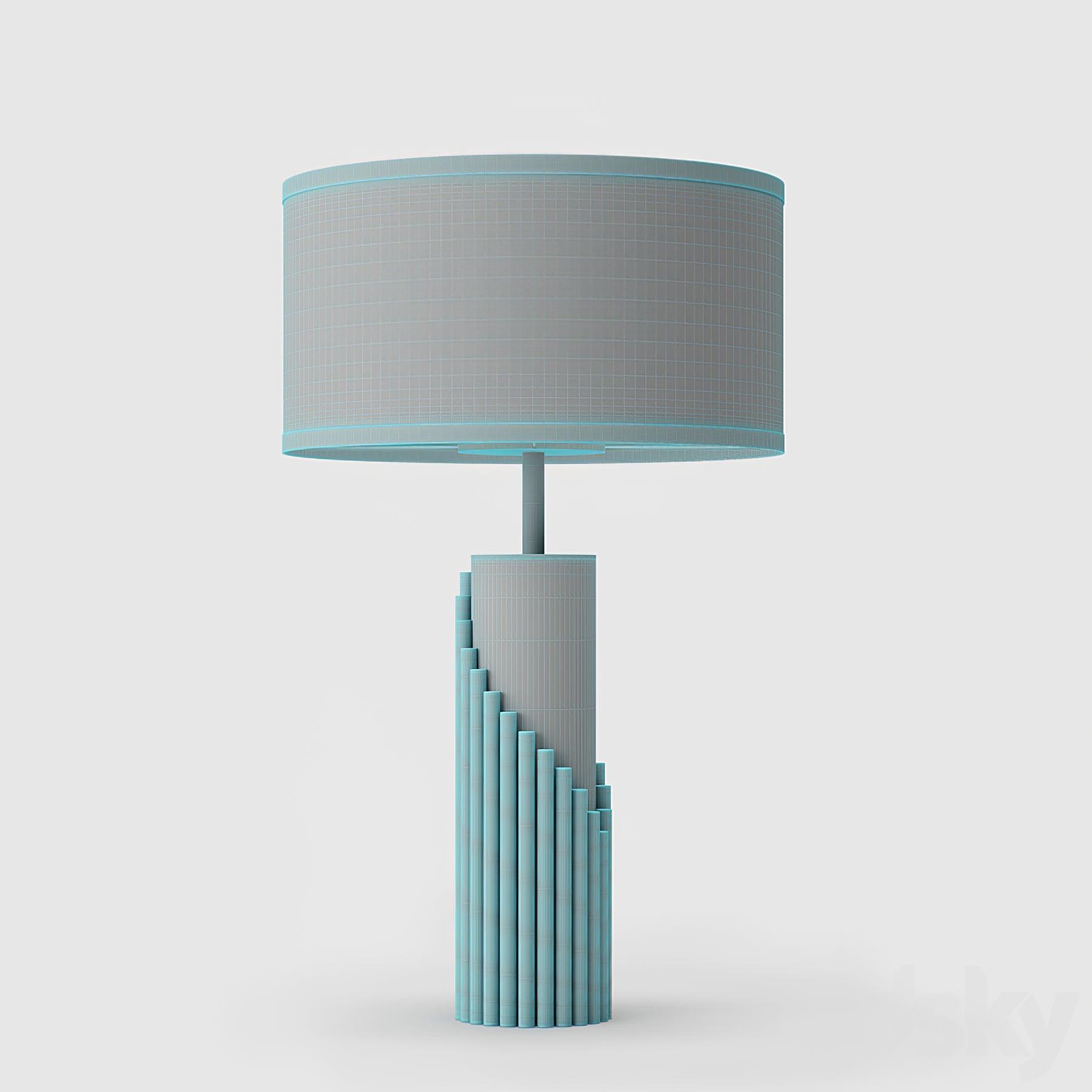 Streamline Modern Gold Marble Table Lamp with Champagne Fabric Shade and White Lacquered Base