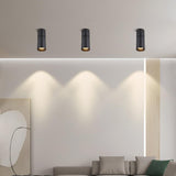Surface Mounted LED Ceiling Spotlight Adjustable Aluminum Gallery Accent Light White
