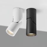 Surface Mounted LED Ceiling Spotlight Adjustable Aluminum Gallery Accent Light White