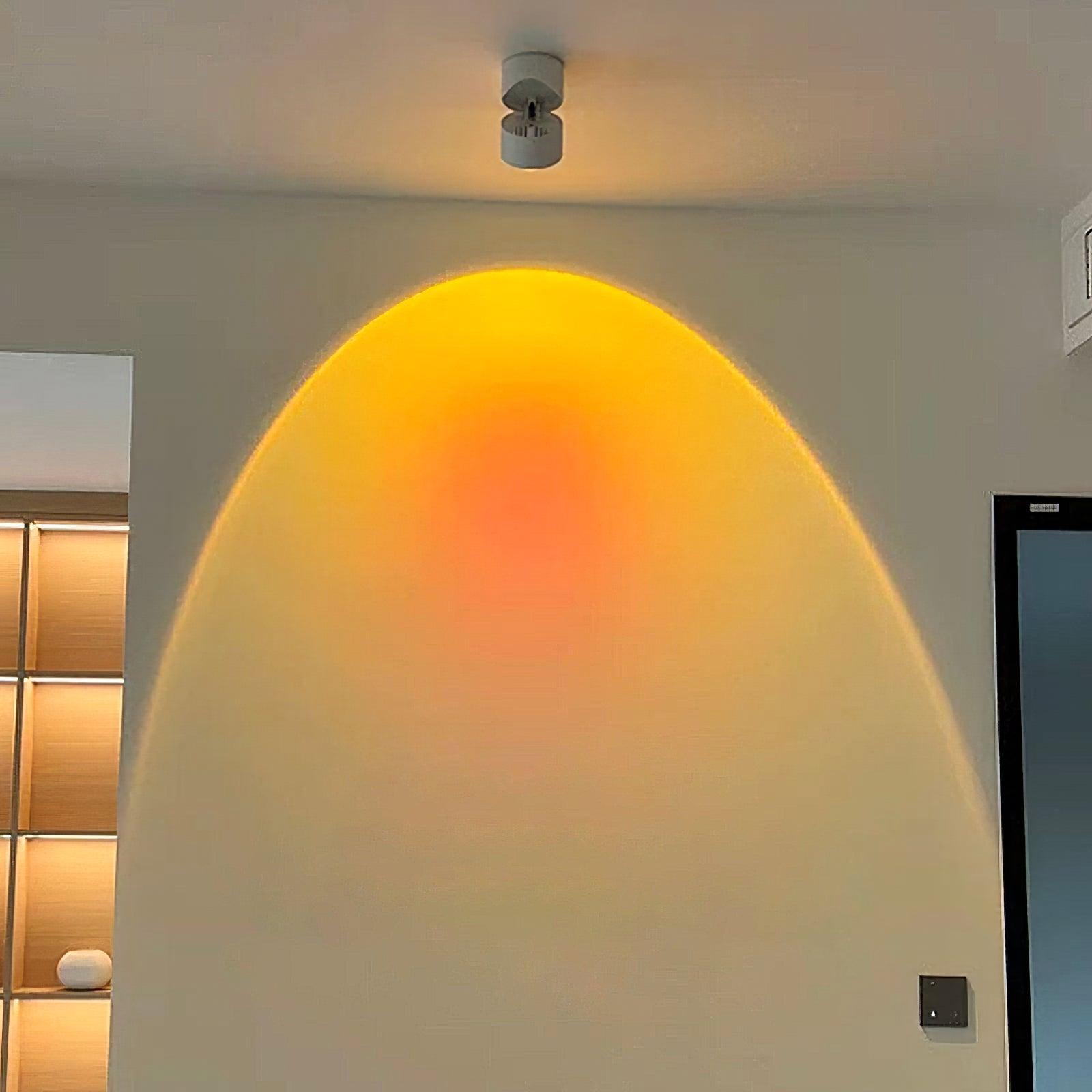 Modern Sunset Adjustable LED Ceiling Spotlight for Indoor Accent Lighting