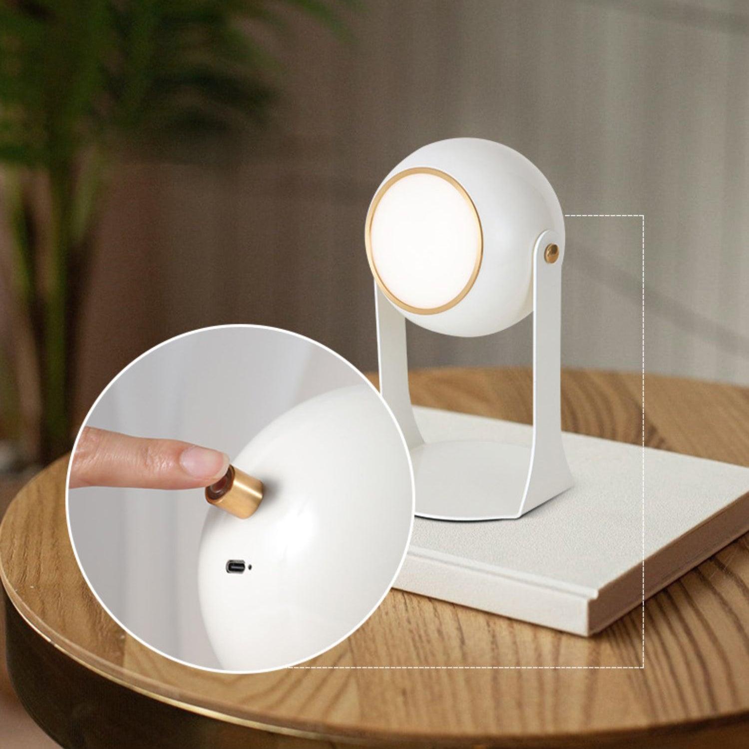Modern Cordless LED Table Lamp with Built in Battery and Touch Sensor Control