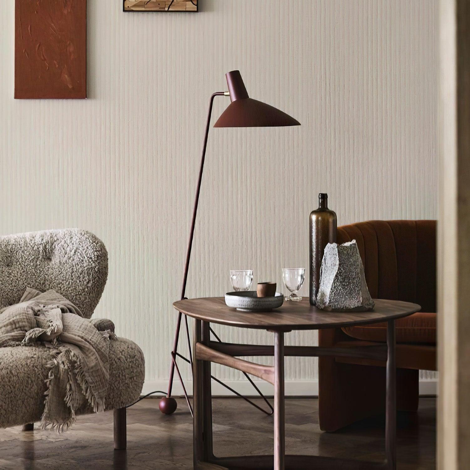 Modern Minimalist Geometric Metal Standing Lamp with Adjustable Shade for Reading