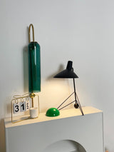 Contemporary Matte Finish Metal Table Lamp with Adjustable Head for Study and Bedside