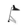 Contemporary Matte Finish Metal Table Lamp with Adjustable Head for Study and Bedside
