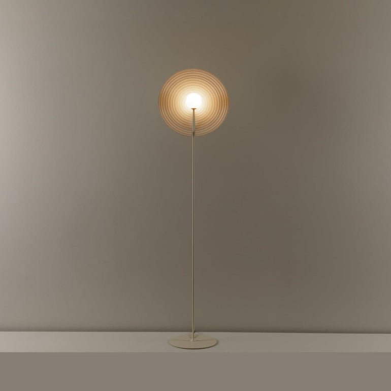 Symphony Adjustable Free Standing Floor Lamp with Rotating Metal Shade