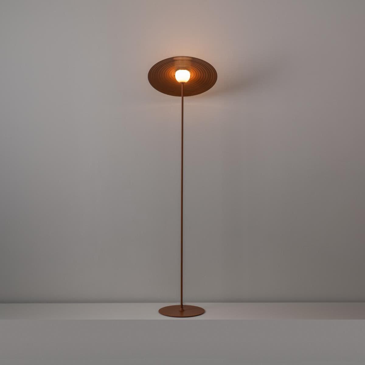 Symphony Adjustable Free Standing Floor Lamp with Rotating Metal Shade
