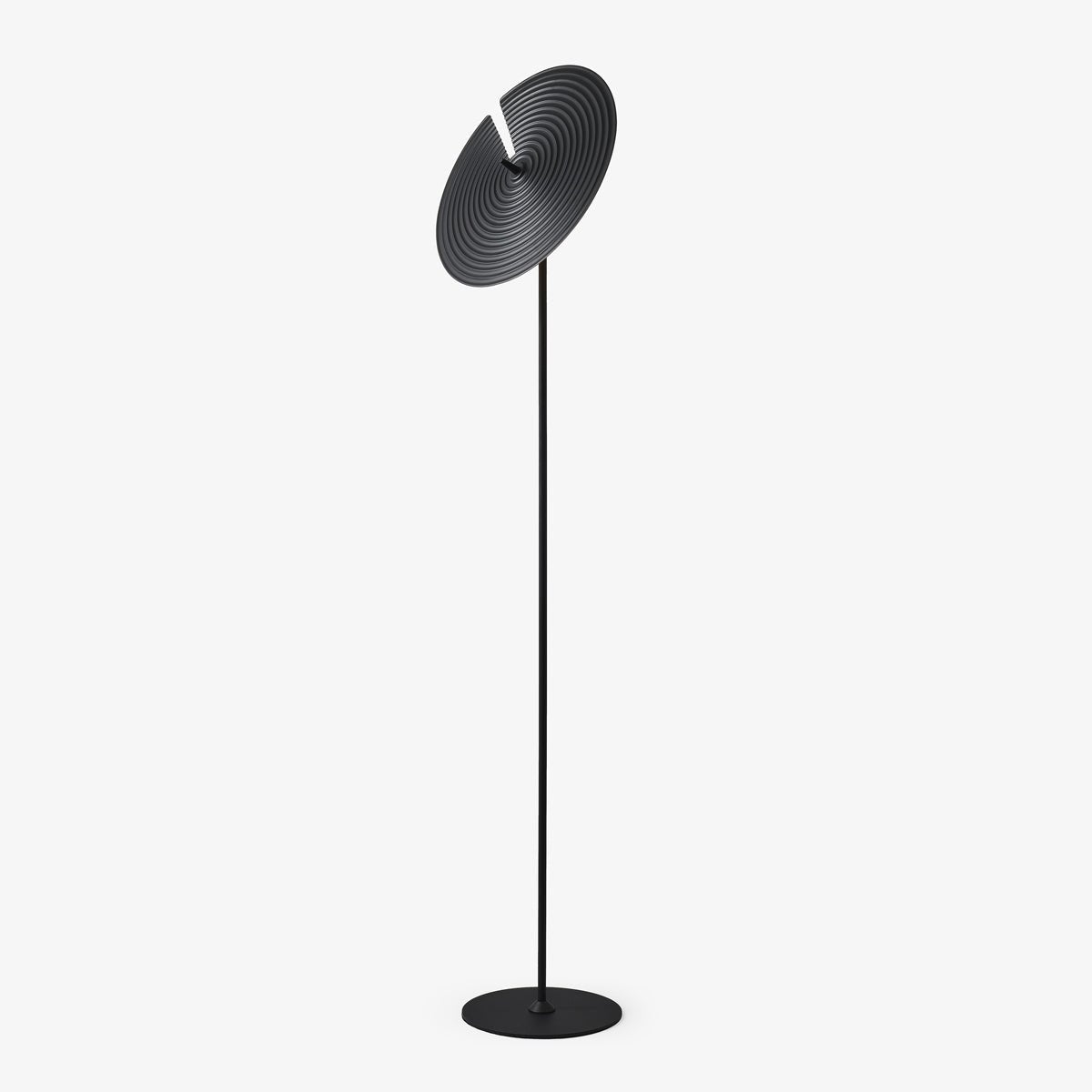Symphony Adjustable Free Standing Floor Lamp with Rotating Metal Shade