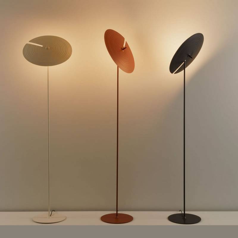 Symphony Adjustable Free Standing Floor Lamp with Rotating Metal Shade