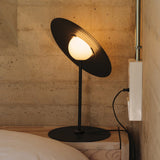 Symphony Modern Adjustable Table Lamp with Rotating Glass Shade and Magnet System