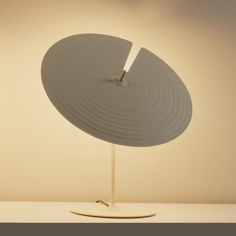 Symphony Modern Adjustable Table Lamp with Rotating Glass Shade and Magnet System