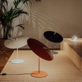 Symphony Modern Adjustable Table Lamp with Rotating Glass Shade and Magnet System
