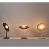 Symphony Modern Adjustable Table Lamp with Rotating Glass Shade and Magnet System