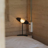 Symphony Modern Adjustable Table Lamp with Rotating Glass Shade and Magnet System