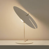 Symphony Modern Adjustable Table Lamp with Rotating Glass Shade and Magnet System