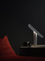 Modern Minimalist Geometric Adjustable LED Desk Lamp with Metal Finish