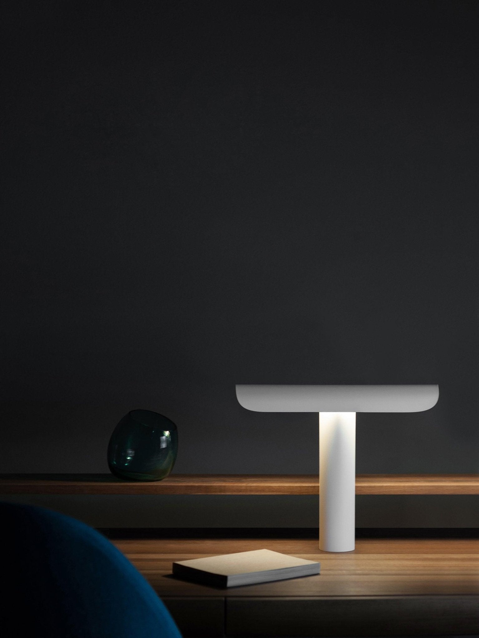 Modern Minimalist Geometric Adjustable LED Desk Lamp with Metal Finish