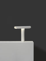 Modern Minimalist Geometric Adjustable LED Desk Lamp with Metal Finish
