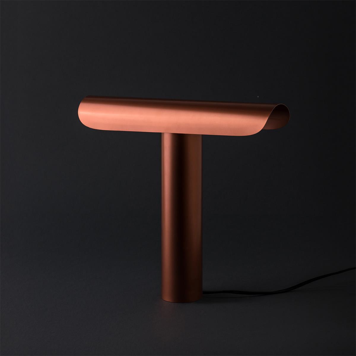 Modern Minimalist Geometric Adjustable LED Desk Lamp with Metal Finish