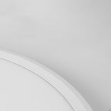 Modern Black Round LED Flush Mount Ceiling Light for Minimalist Kitchen and Dining Room Decor