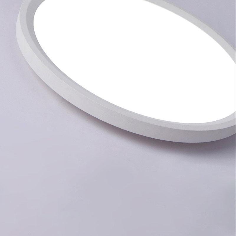 Modern Nordic Black Flush Mount LED Ceiling Light for Kitchen Dining Room