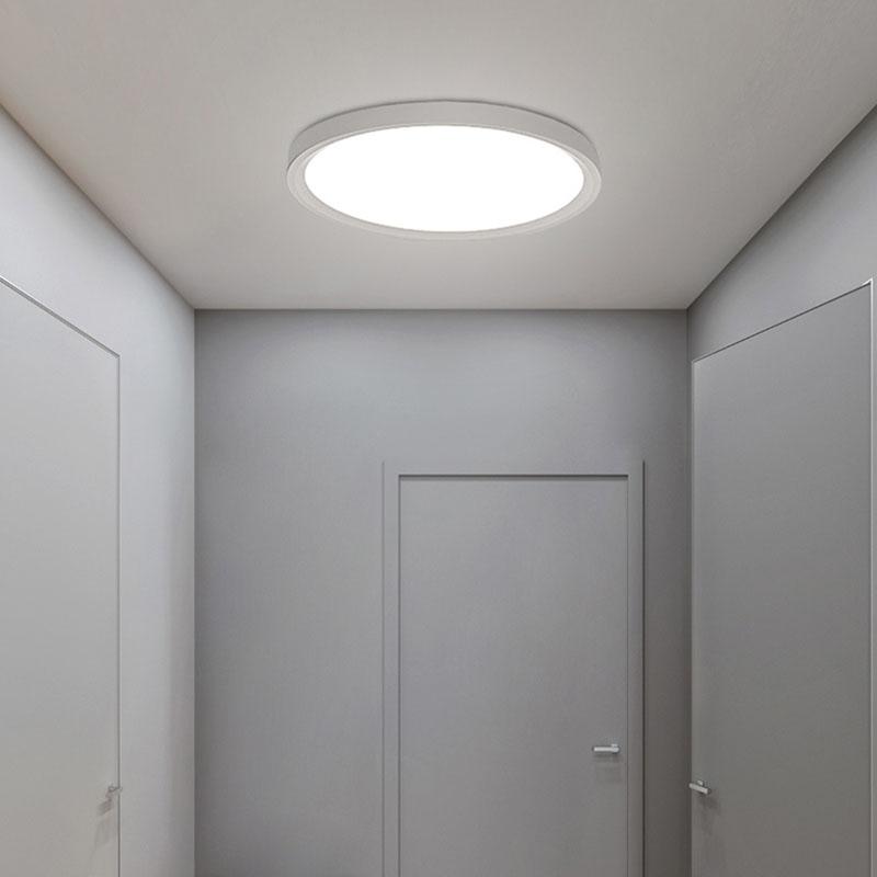 Modern Nordic Black Flush Mount LED Ceiling Light for Kitchen Dining Room