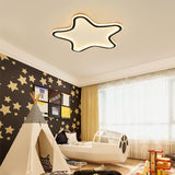 Modern Black Starfish LED Flush Mount Ceiling Light Dimmable Lamp for Kids Room Decor