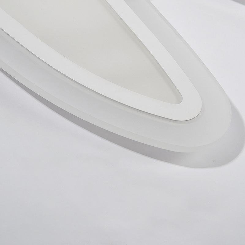 Modern LED Aircraft Flush Mount Ceiling Light White Iron Fixture for Kids Bedroom