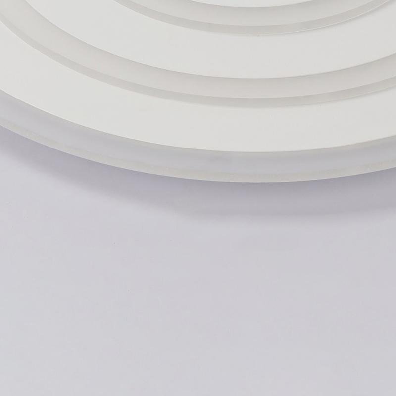Modern Concentric Circle LED Flush Mount Ceiling Light Dimmable Round Fixture for Living Room