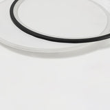 Modern Overlapped Round Flush Mount Ceiling Light Geometric Design for Bedroom