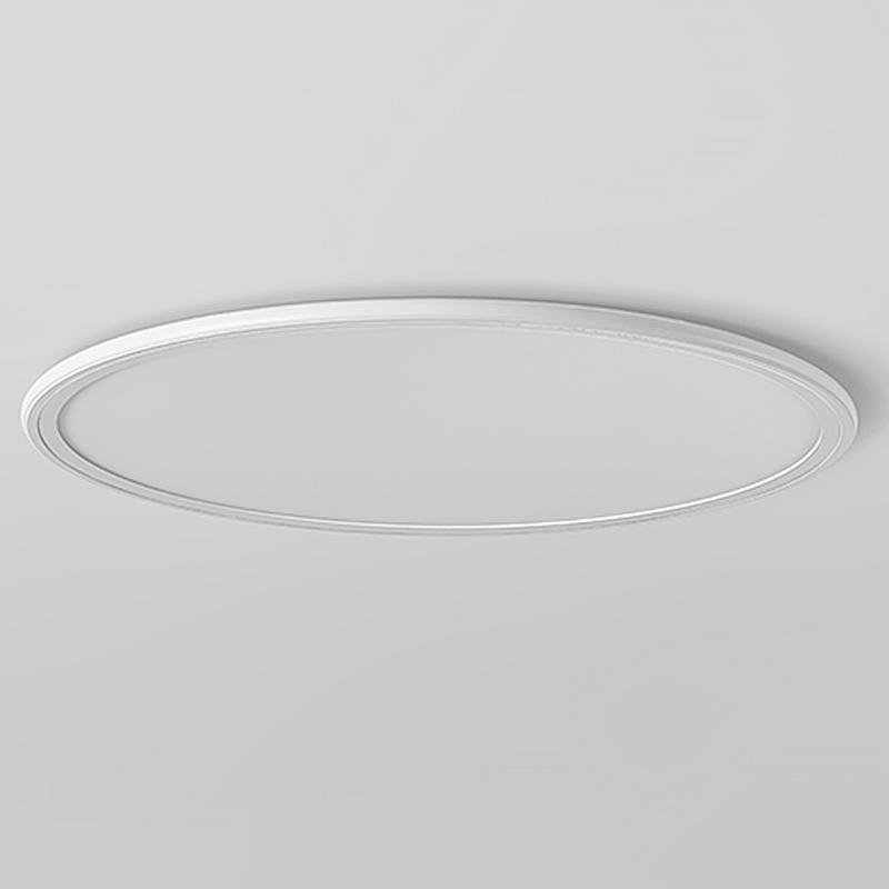 Modern 16 Inch Ultra Thin LED Round Flush Mount Ceiling Light for Bedroom and Living Room
