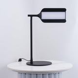 Sleek Aluminum Minimalist LED Table Lamp with Adjustable Pivoting Hood