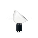 Radar Industrial Blown Glass Table Lamp with Adjustable Aluminum Reflector