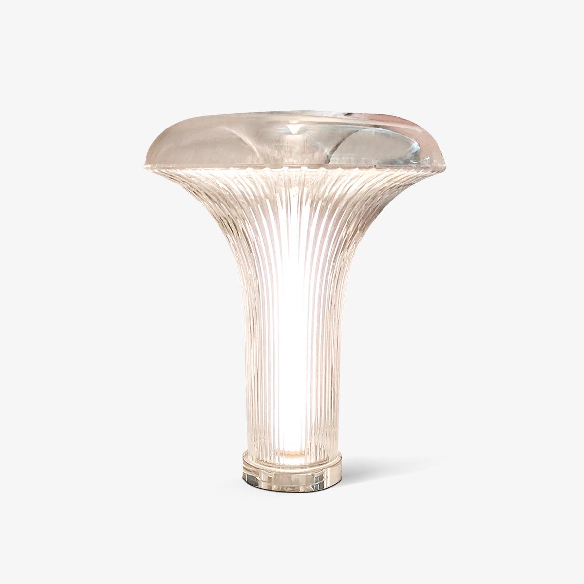 Takku Contemporary Integrated LED Glass Table Lamp for Modern Office Decor
