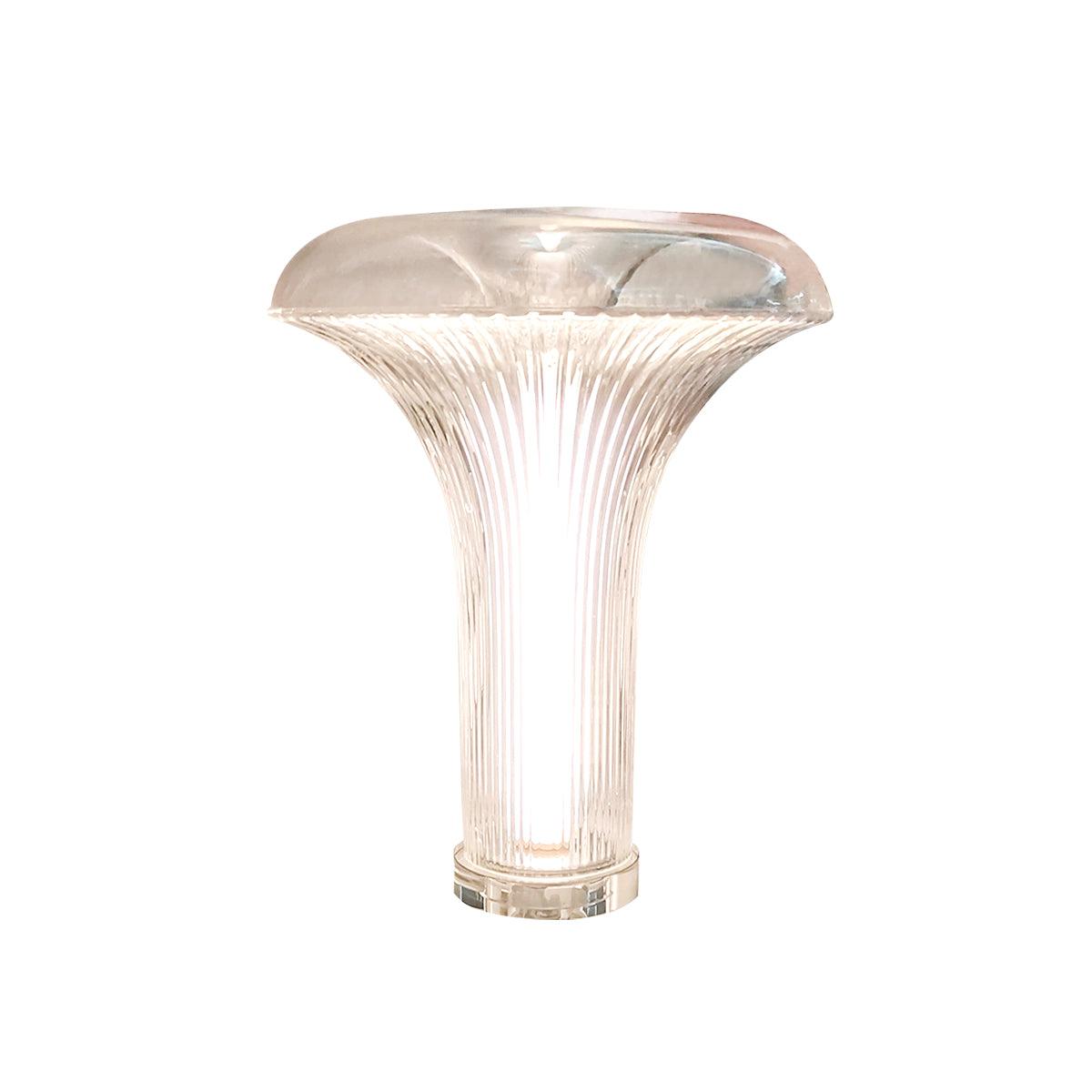 Takku Contemporary Integrated LED Glass Table Lamp for Modern Office Decor
