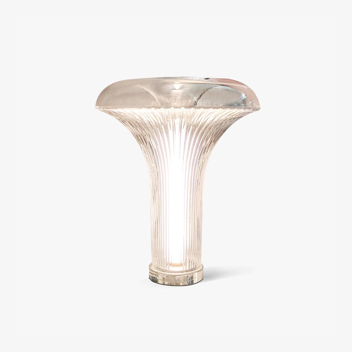 Takku Contemporary Integrated LED Glass Table Lamp for Modern Office Decor