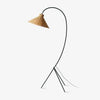 Tana Large Woven Rattan Floor Lamp Bell Shaped Standing Light for Modern Living Room