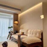 Tana Large Woven Rattan Floor Lamp Bell Shaped Standing Light for Modern Living Room