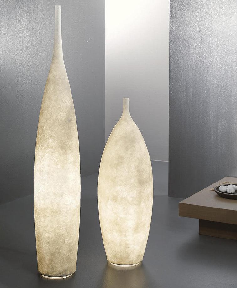 Modern Moon Inspired Resin Floor Lamp Tank LED Standing Light for Living Room Decor