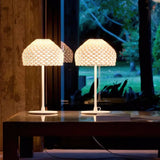 Modern Armadillo Geometric Table Lamp for Living Room and Nightstand Decor